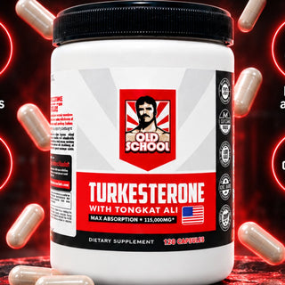 Turkesterone con Tongkat Ali · 120 cápsulas, hecho en USA