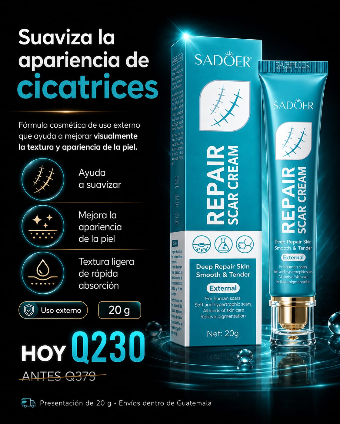 SADOER Repair Scar Cream hero