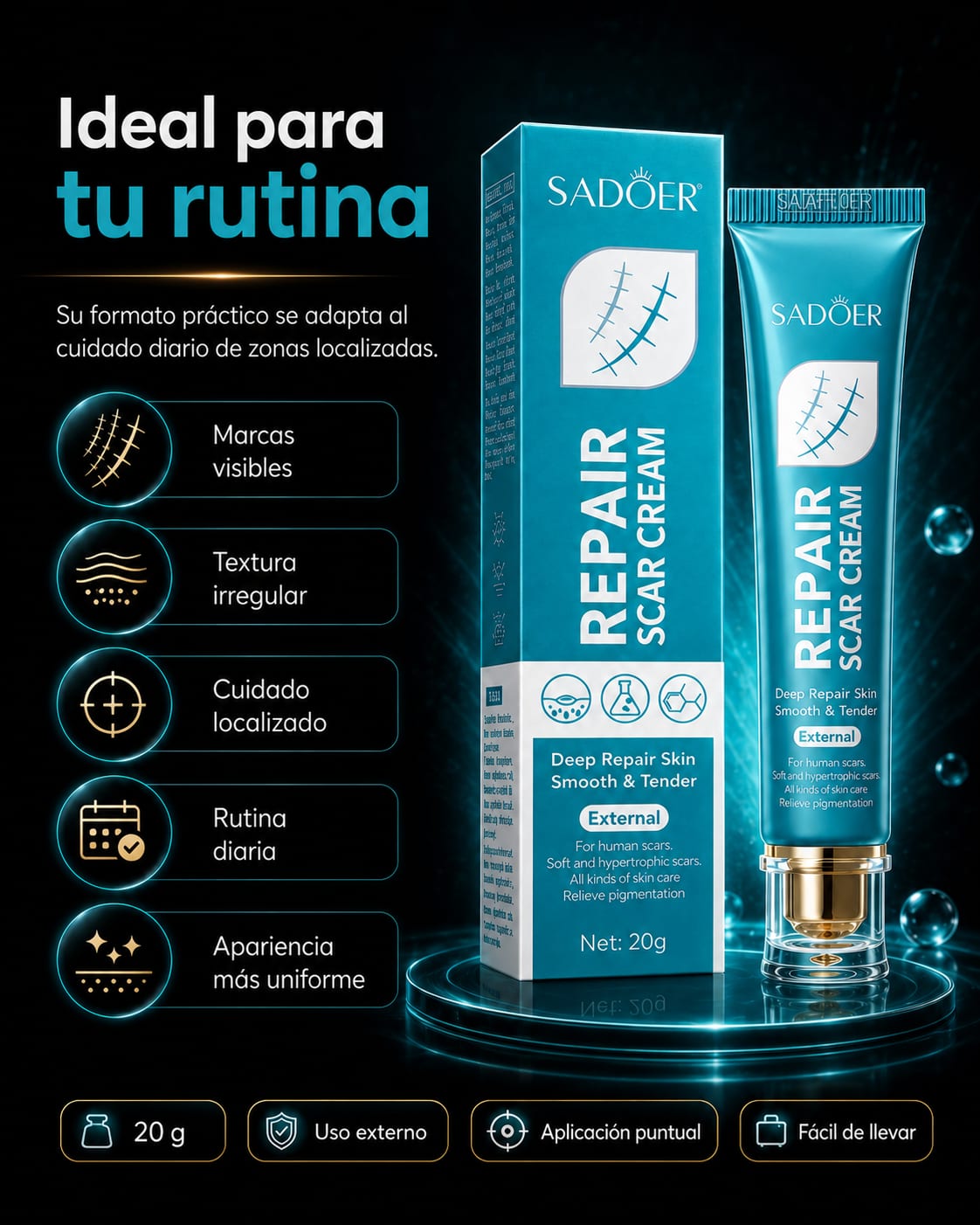 SADOER Repair Scar Cream ficha