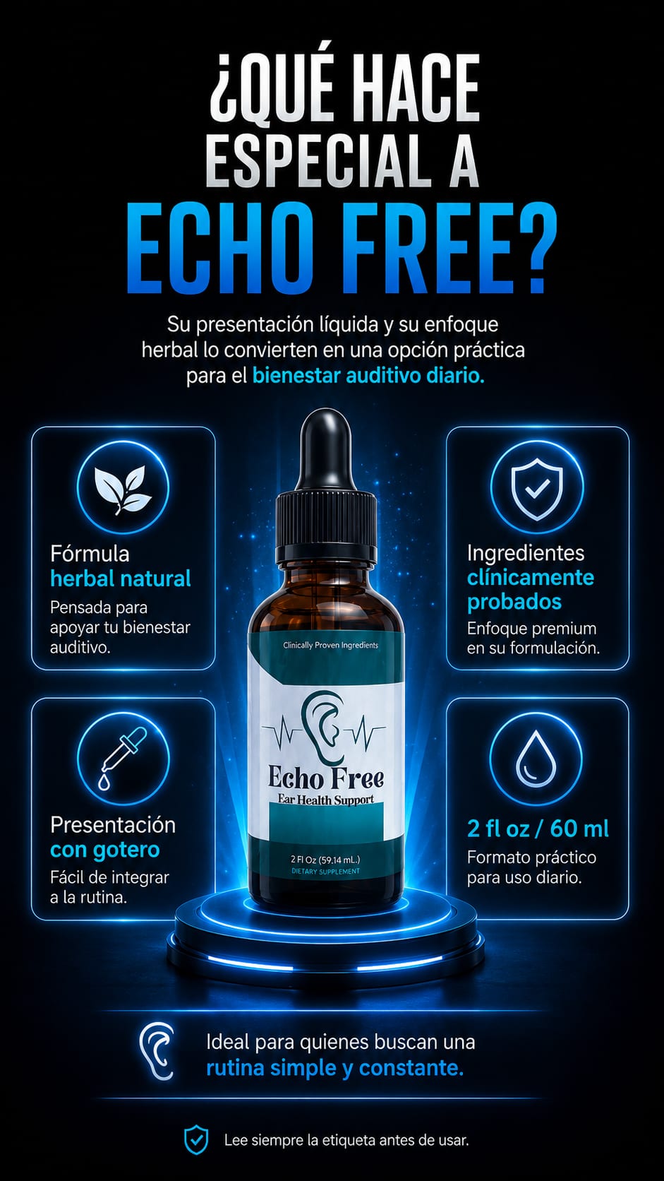 Echo Free beneficios