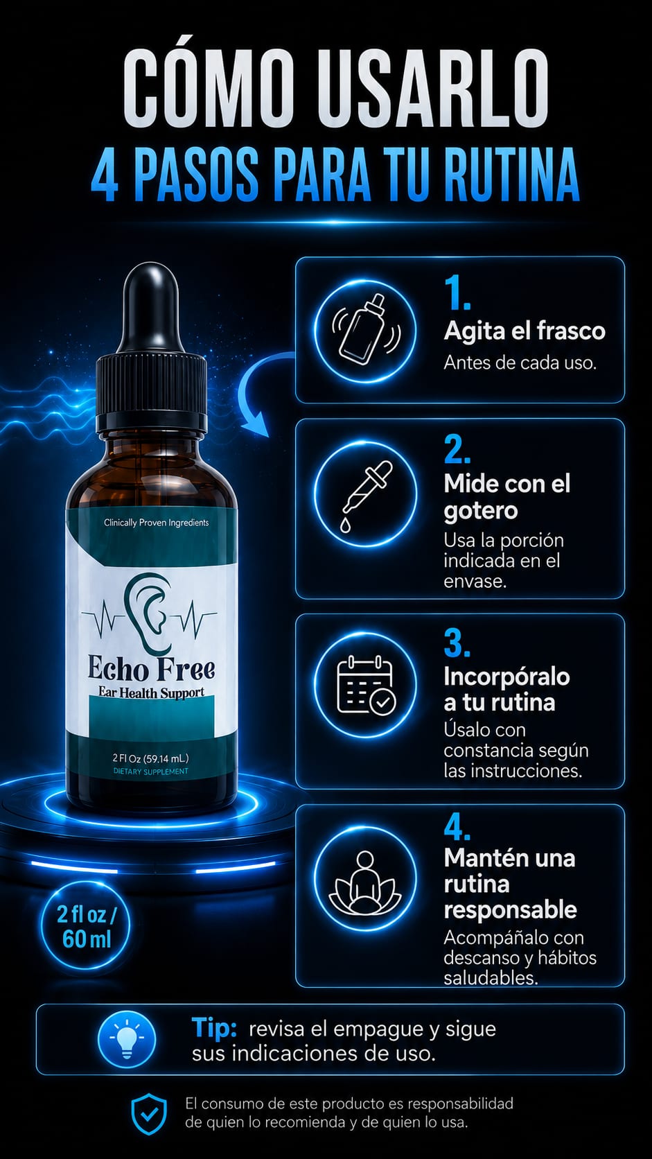 Echo Free en uso