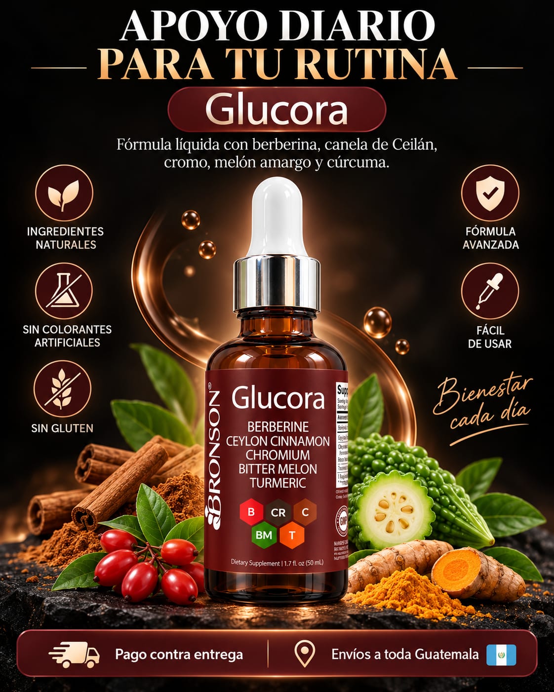 Glucora Gotas 50 mL hero