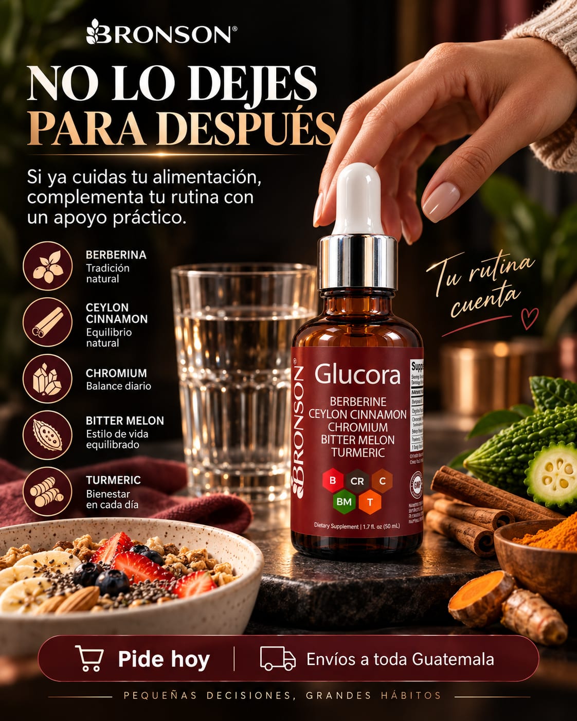 Glucora Gotas 50 mL cierre