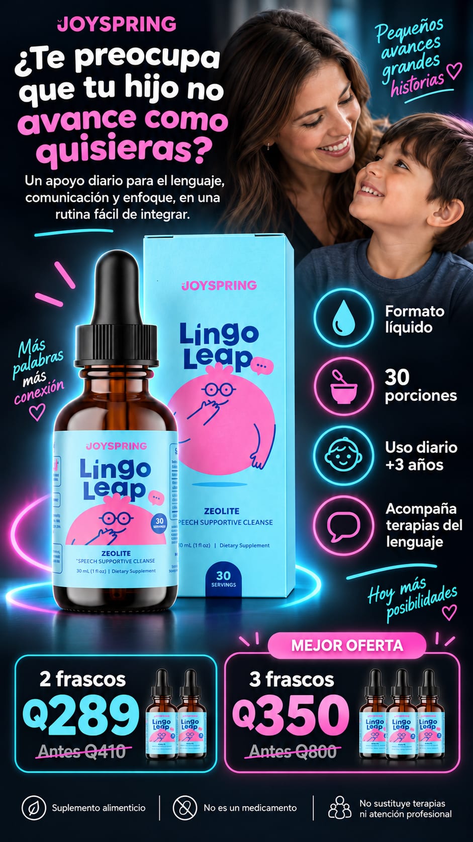 Lingo Leap Joyspring Zeolita 30 mL hero